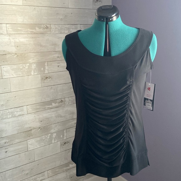 🖤 76. ARTEX NWT Black Top Sz. Large - Picture 1 of 7